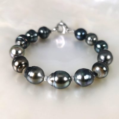 Bracelet perles de culture noires de Tahiti BQ