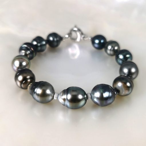 Bracelet perles de culture noires de Tahiti BQ