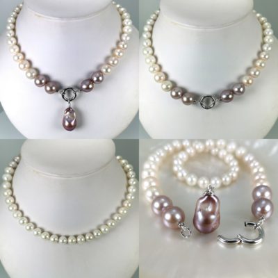 collier perles de culture couleurs naturelles by Art Of Pearls