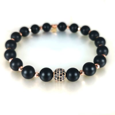 Bracelet pierres fines argent 925 et C.Z.