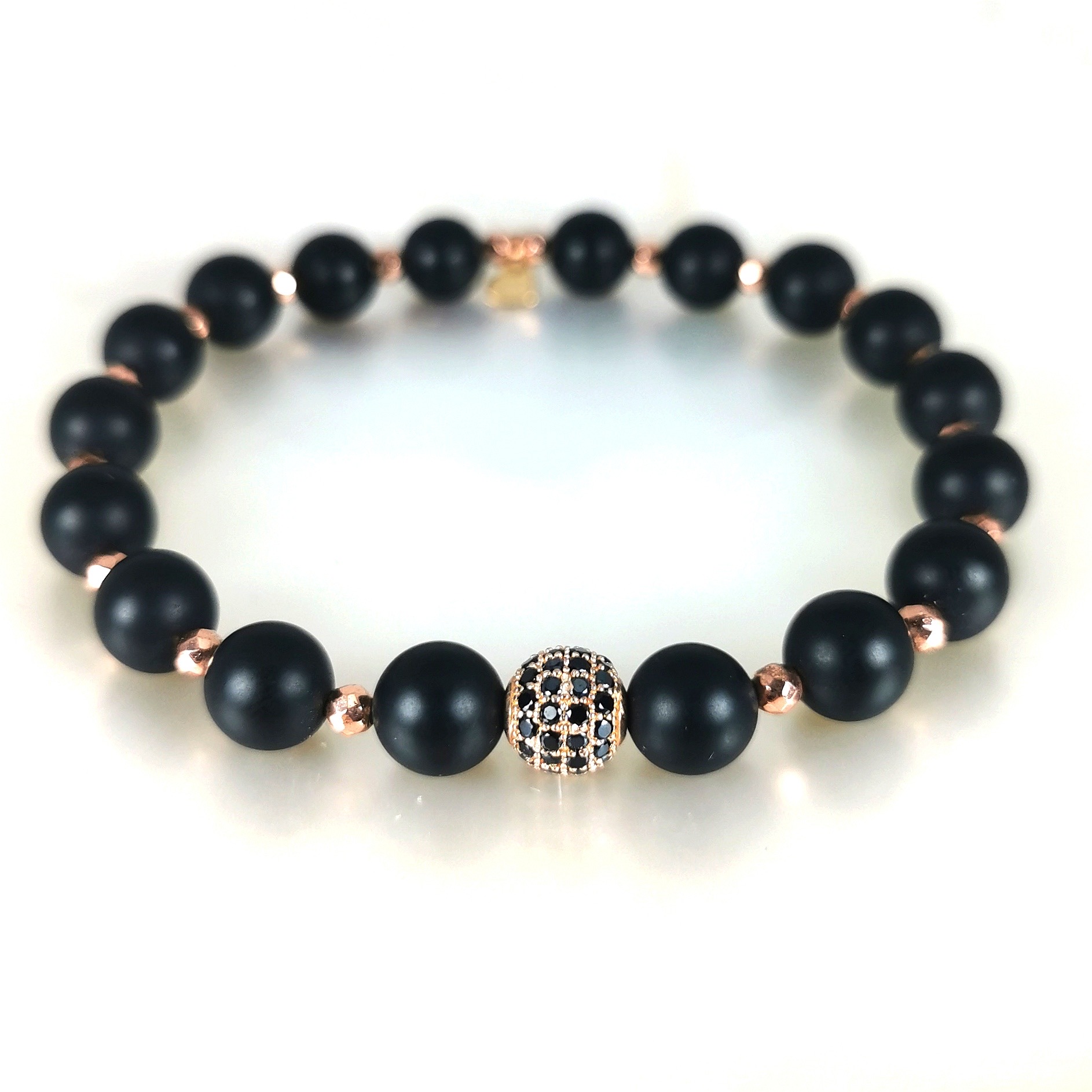 Bracelet pierres fines argent 925 et C.Z.