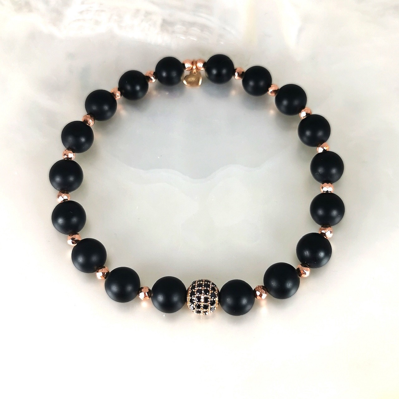 bracelet pierres naturelles argent 925