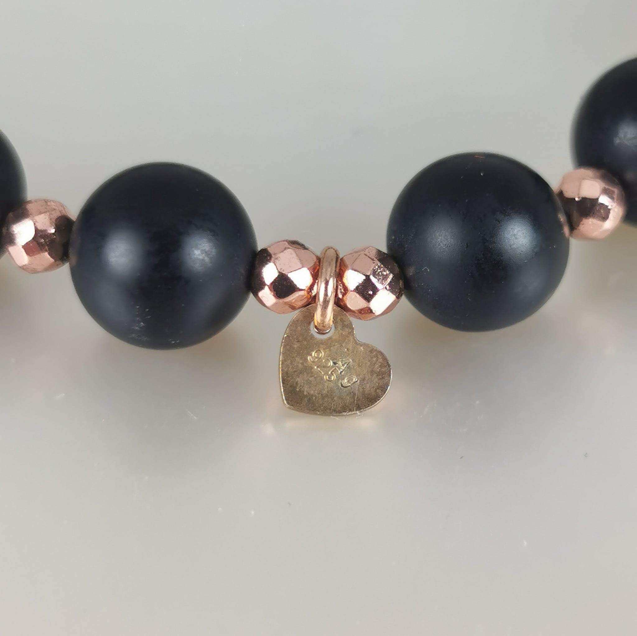 bracelet unisexe pierres naturelles argent 925 et C.Z.
